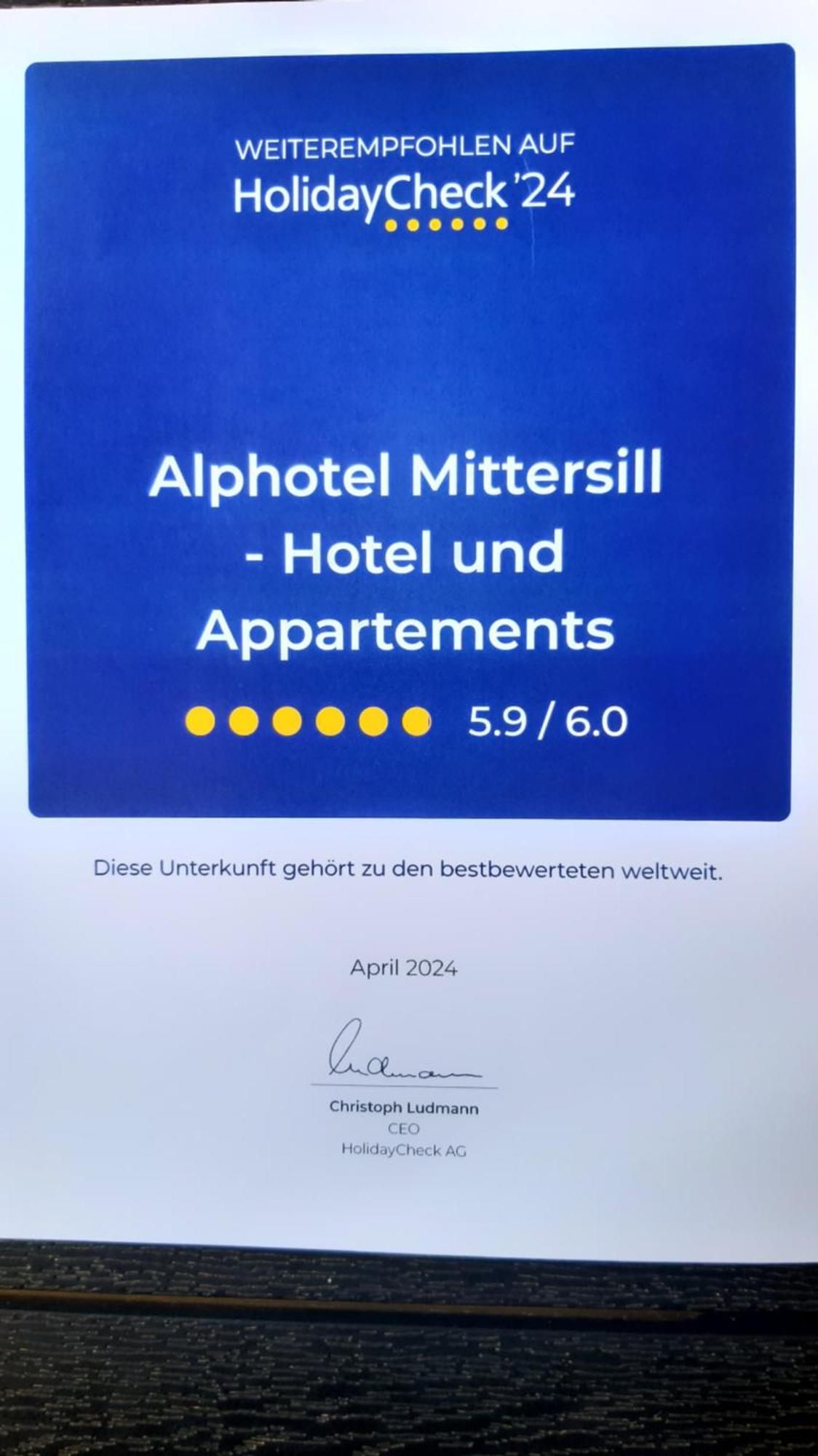 Alphotel Mittersill # Inklusive Sommercard # Dış mekan fotoğraf